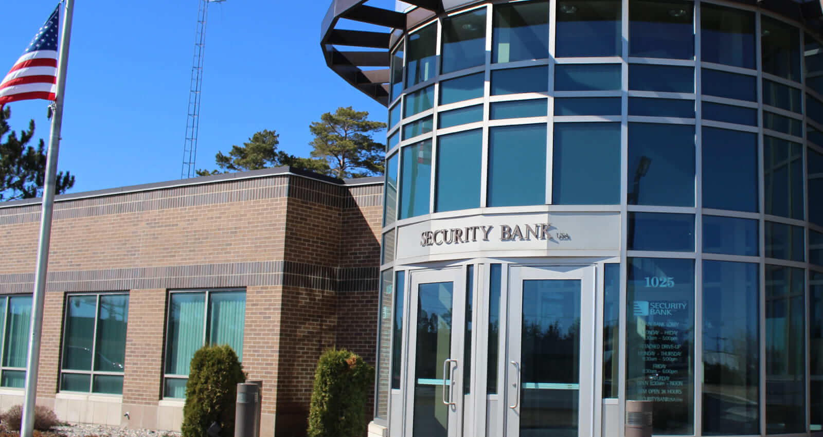 exterior of security bank building